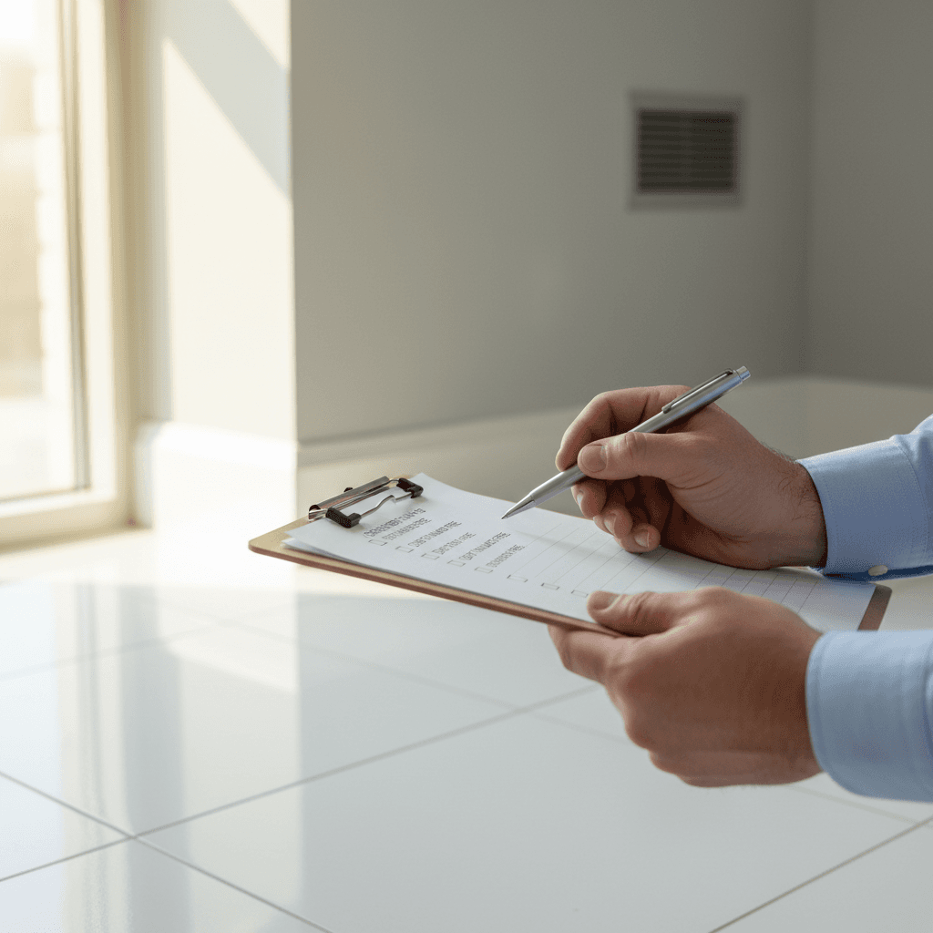 Property inspection cleaning - pre-inspection preparation