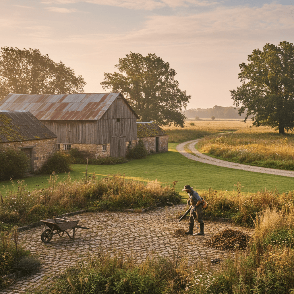 Rural property cleanup - farm and country cleaning
